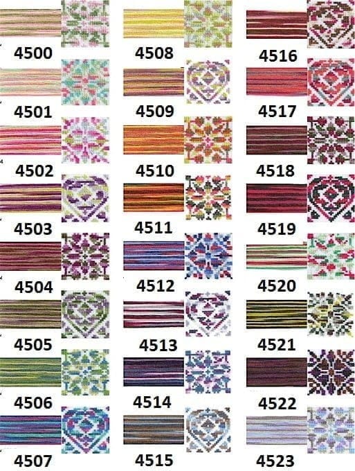 Multicolored cotton