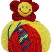 Floricică - kit pentru căciulițe tricotate