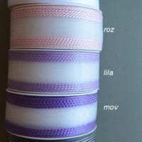 Bandă ornamentală cu margini satinate