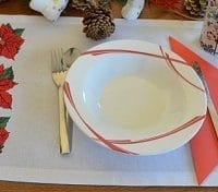 Holiday tablecloth - sewn