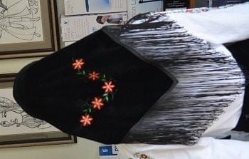Embroidered batik