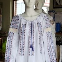 Embroidered national shirt