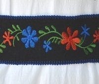 Embroidered waist belt for boys