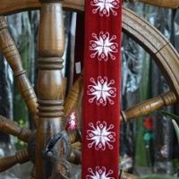 Embroidered cord
