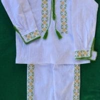 Embroidered set