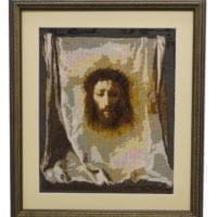 Ștergarul Sfintei Veronica - cusut și înrămat