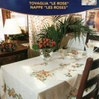 Trandafiri - diagramă pentru față de masă