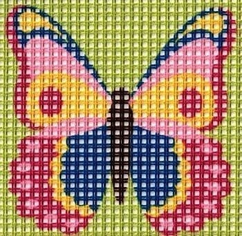 Butterfly - printed canvas kit
