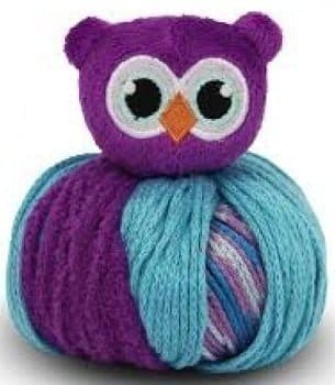 Owl - kit for knitted hat