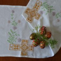 Towel for the Easter basket