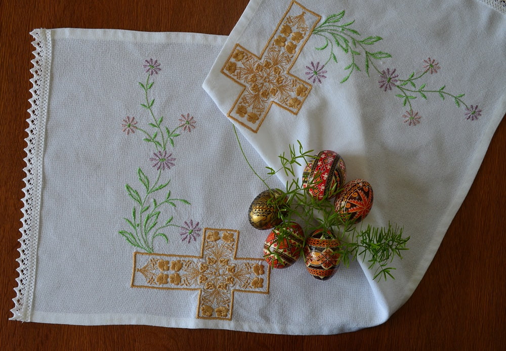 Towel for the Easter basket
