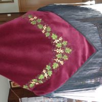 Embroidered batik