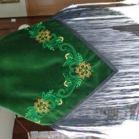 Embroidered batik