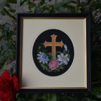 Crucea Biruinței - model cusut și înrămat