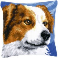 Collie - kit pentru pernuță în punct de cruce