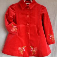 Palton cu broderie