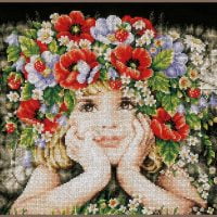 Fata cu flori - kit complet