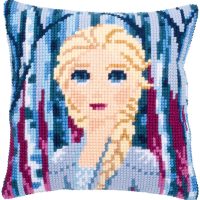 Elsa - kit pentru pernuță în punct de cruce