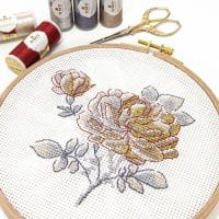 Fir metalizat pentru broderie