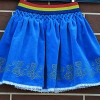 Fustă brodată