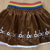 Fustă brodată